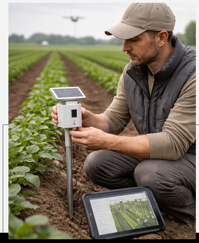 IoT мониторинг сельскохозяйственных полей и контроля в Владимире