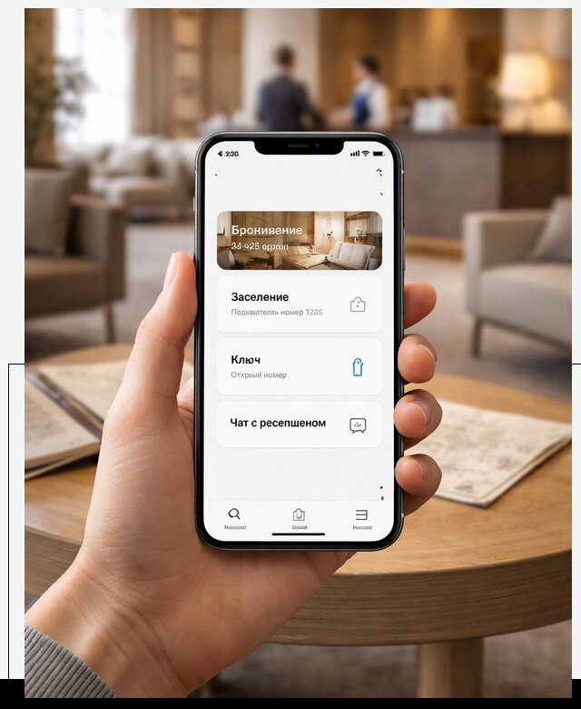 Мобильное приложение для гостей отеля в Владимире, управление сервисом